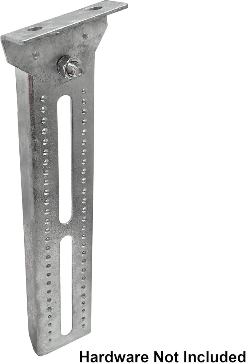 AA 12" Galvanized Swivel and Top Bunk Bolster Bracket for Boat Trailer, Heavy Duty (2 Pack - Image 3